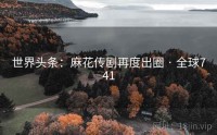 世界头条：麻花传剧再度出圈 · 全球741
