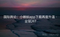国际舆论：小蝌蚪app下载再度升温 · 全球267